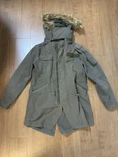 カーキ ミリタリー M65 モッズコート ファー付き Who's Who