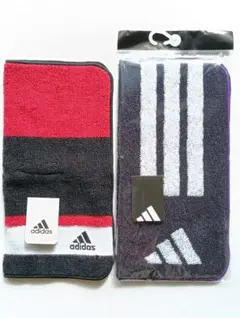 adidas　タオルハンカチ2枚セット