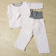 女の子100腹巻ボタンパジャマ