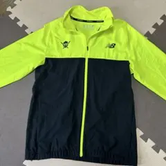 美品New Balance フルジップジャケット ネオンイエロー サイズS〜M