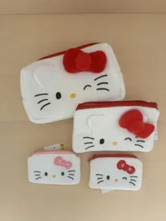 韓国限定　サンリオ ハローキティポーチ 4個セット　3-1
