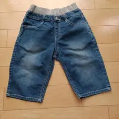デニムハーフパンツキッズ 140cm