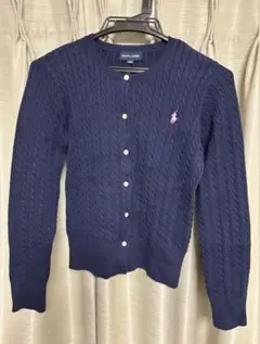 Ralph Lauren ネイビー カーディガン 150