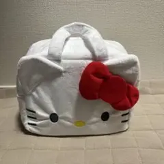 ハローキティ　バッグ　サンリオ　フェイスふわふわバッグ