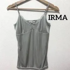 IRMA 光沢感 レース キャミソール グレーのサムネイル