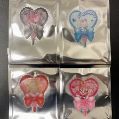 映画キミとアイドル プリキュア 入場者特典 うちわ型クリアカード 4枚セット