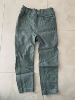 美品　100 長ズボン　ターコイズブルー