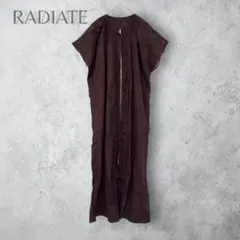 【RADIATE ラディエイト】　シアーロングカーディガン　半袖　フルジップ