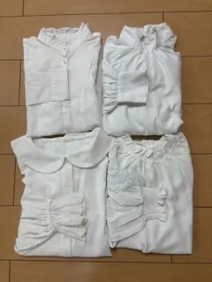 古着　ブラウス4点まとめ売り