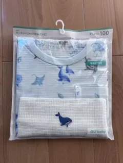 GU baby カンタンパジャマ 半袖 7分丈 100cm パジャマのサムネイル