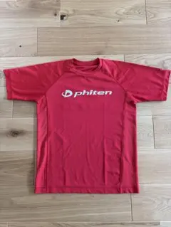 ファイテン　Tシャツ　赤×白のサムネイル