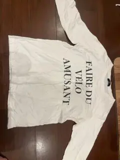 SHIPS ホワイト 長袖 Tシャツ