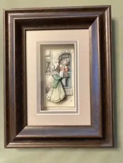 シャドーボックス　ハンドメイド　18.5×24cm