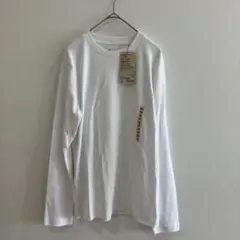 新品タグ付き　無印良品　クルーネック　長袖Tシャツ　Mサイズ
