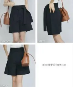 ベースメントオンライン　ハイウエストショートパンツ