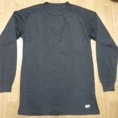 【美品】【デサント】Hiff　インナー　ブラックグレー　長袖　Lサイズ