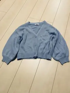 NAVY サックスブルーカーディガン 130サイズ