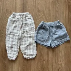 テータテート　韓国子供服　パンツ 2点セット 100