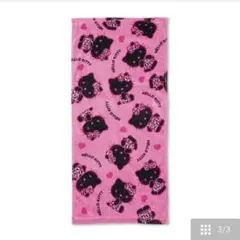 Hello Kitty フェイスタオル ピンク　サンリオ　1枚のみのサムネイル