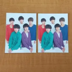 HiHi Jets DUeT DJカード 厚紙 2枚 セット