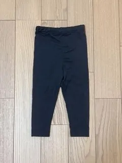 UNIQLO HEATTECH 黒 レギンス 80cm