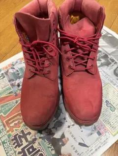 Timberland ワークブーツ レッド