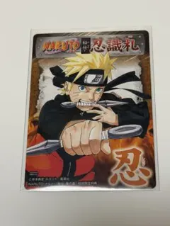 NARUTO 秘伝・陣の書 初版限定特典 忍識札 - メルカリ