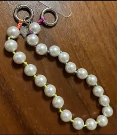 CADEAUX カドー　パールフォンストラップ