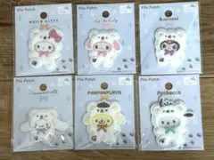 セリア サンリオ ワッペン スノー 6点セット コンプリート