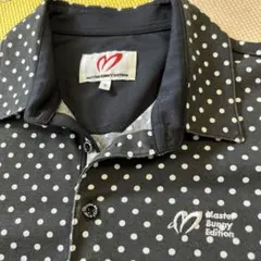 マスターバニー ポロシャツ 良品 ネイビー/白 サイズL