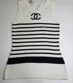 CHANEL シアー タンクトップ No.5 ココマーク グレー 38 - メルカリ