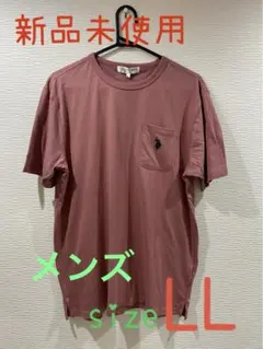 U.S. POLO ASSN. ポケット ロゴ Tシャツ ピンク