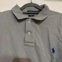POLO Ralph Lauren 半袖 ポロシャツ ショート丈 グレー 古着