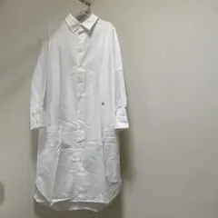 マディソンブルー　ホワイト シャツワンピース B刺繍 長袖　00 MADISONBLUE - マディソンブルー J.BRADLEY シャツワンピース 長袖
