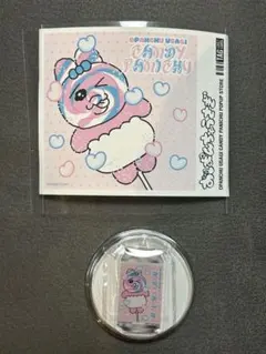 おぱんちゅうさぎ サントリー ラベル缶 ステッカー アクリルキーホルダー