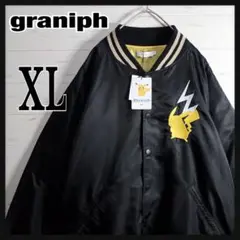 グラニフ ポケモン ピカチュウ＆ライチュウ＆ピチュー ボンバージャケット XL