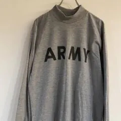 【アメリカ軍】ロンT ARMY グレー トレーニング リメイク 軍物 古着のサムネイル