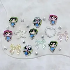 【 新品 】大人気❣️ パワパフ パワパフガールズ ネイルパーツ