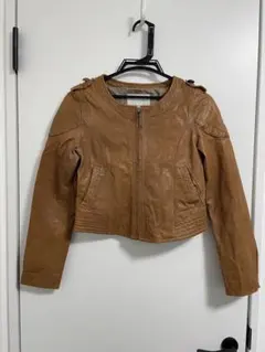MOUSSY EXTREME レザージャケット キャメル　ラムレザー　Sサイズ