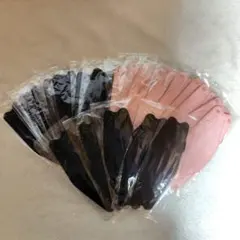 立体 不織布マスク 黒×15ピンク×10 計25枚　個包装