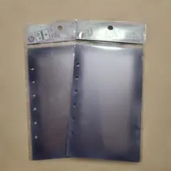 クーリア とうめいシールシート とうめい＊パープル リフィル 2個セット 16枚