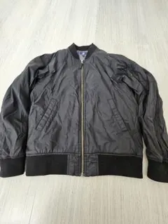 UNIQLO ブラック MA-1ジャケット 150