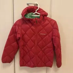 mont-bell ダウンコート 赤 100cm~ 名前記入あり
