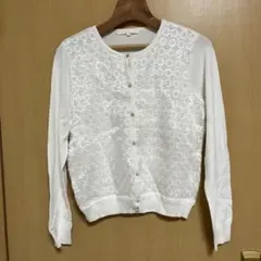 アナイ　レース・オーガンジー　カーディガン