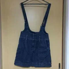 ヘザー Hether デニム地サロペット ショートパンツ