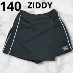 ZIDDY ストレッチ カルゼ素材 シンプル スカパン　黒