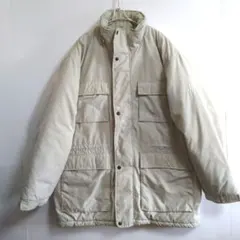 A重506　PHENOM　厚手中綿ジャケットL　黄土色　かなりゴッツい　US古着