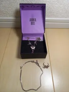 ANNA SUI ブーティ 装飾ヒール ブラウン y2k archive 猫足 - メルカリ