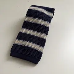 ブルックスブラザーズ ボーダー柄 シルクニットタイ ネクタイ