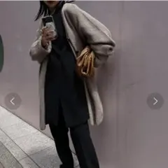 【HAVEL Studio】アパルトモン モヘア ロング カーディガン ネイビー HAVEL Studio】アパルトモン モヘア ロング カーディガン ネイビー